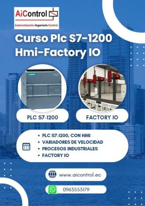 Curso de PLC S7-1200, HMI, Factory IO